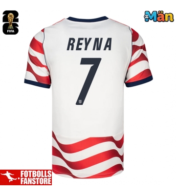 Förenta stater Giovanni Reyna #7 Hemmatröja VM 2026 Kortärmad